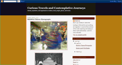 Desktop Screenshot of curioustravelsandcontemplativejou.blogspot.com