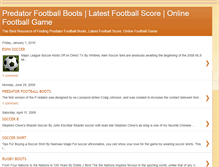 Tablet Screenshot of football-boot.blogspot.com