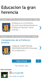 Mobile Screenshot of educacionlagranherencia.blogspot.com