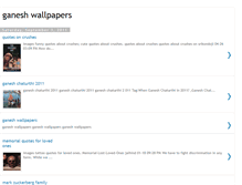 Tablet Screenshot of ganesh-wallpapers.blogspot.com