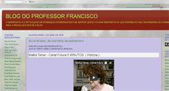 Desktop Screenshot of franciscoprofessor1.blogspot.com