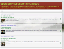 Tablet Screenshot of franciscoprofessor1.blogspot.com