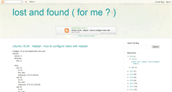 Desktop Screenshot of lost-and-found-narihiro.blogspot.com