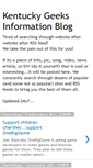 Mobile Screenshot of kygeeks.blogspot.com