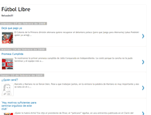 Tablet Screenshot of futbolibre.blogspot.com