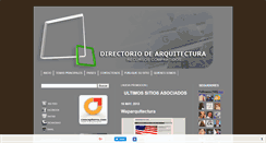 Desktop Screenshot of directorioarquitectura.blogspot.com