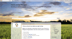 Desktop Screenshot of churchcashcommunityaffairs.blogspot.com