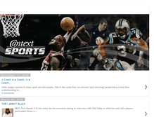 Tablet Screenshot of contextsports.blogspot.com