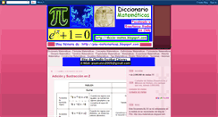 Desktop Screenshot of diccio-mates.blogspot.com