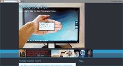Desktop Screenshot of photographytipsarticles.blogspot.com