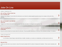 Tablet Screenshot of jobs-on-line.blogspot.com