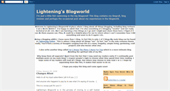 Desktop Screenshot of lighteningsblogworld.blogspot.com