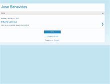 Tablet Screenshot of josebenavidesvargas.blogspot.com