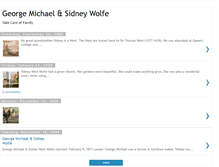 Tablet Screenshot of georgesidney.blogspot.com
