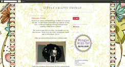 Desktop Screenshot of littlecraftythings.blogspot.com
