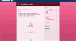 Desktop Screenshot of lovekorea-sodam.blogspot.com
