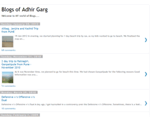 Tablet Screenshot of adhirgarg.blogspot.com