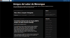 Desktop Screenshot of menongue1.blogspot.com