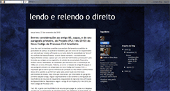 Desktop Screenshot of lendoerelendoodireito.blogspot.com