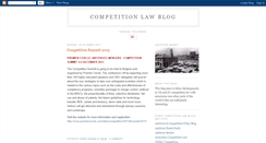 Desktop Screenshot of competitionlawblog.blogspot.com