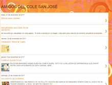 Tablet Screenshot of amigosdelcolesanjose.blogspot.com