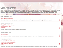 Tablet Screenshot of letsjustdance.blogspot.com