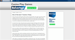 Desktop Screenshot of casino-playgames.blogspot.com