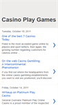 Mobile Screenshot of casino-playgames.blogspot.com