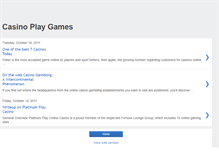 Tablet Screenshot of casino-playgames.blogspot.com