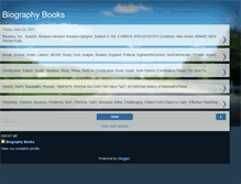 Tablet Screenshot of biography-books-blog.blogspot.com