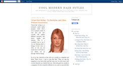 Desktop Screenshot of coolmodernhairstyle.blogspot.com