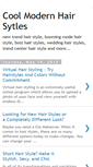 Mobile Screenshot of coolmodernhairstyle.blogspot.com