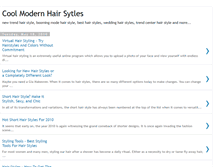 Tablet Screenshot of coolmodernhairstyle.blogspot.com