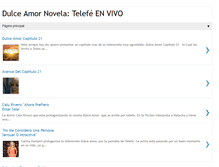 Tablet Screenshot of dulceamornovelaa.blogspot.com