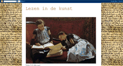 Desktop Screenshot of lezenindekunst.blogspot.com