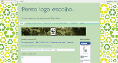 Desktop Screenshot of pensologoescolho.blogspot.com