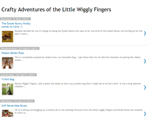 Tablet Screenshot of littlewigglyfingers.blogspot.com