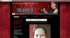 Desktop Screenshot of ieka-makeupartist.blogspot.com