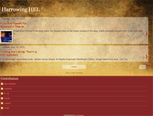 Tablet Screenshot of harrowinghel.blogspot.com