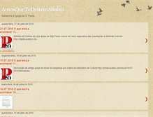 Tablet Screenshot of antesquetedeitemabaixo.blogspot.com