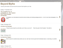 Tablet Screenshot of beyondblythe.blogspot.com