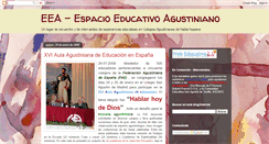 Desktop Screenshot of espacioeducativoagustiniano.blogspot.com