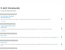 Tablet Screenshot of itaintintramurals.blogspot.com