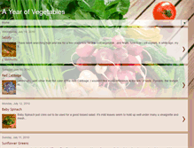 Tablet Screenshot of 365vegetables.blogspot.com