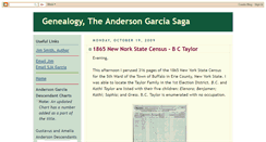 Desktop Screenshot of genealogytheandersongarciasaga.blogspot.com