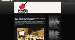 Desktop Screenshot of cocinaemocional.blogspot.com