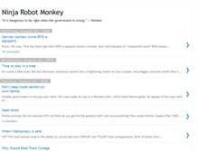 Tablet Screenshot of ninjarobotmonkey.blogspot.com