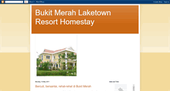 Desktop Screenshot of bukitmerahlaketownresorthomestay.blogspot.com