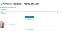 Tablet Screenshot of e-portfolios-danbuckley.blogspot.com