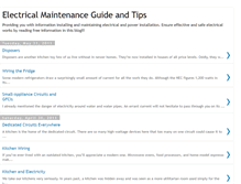 Tablet Screenshot of electrical-maintenance-guide-and-tips.blogspot.com